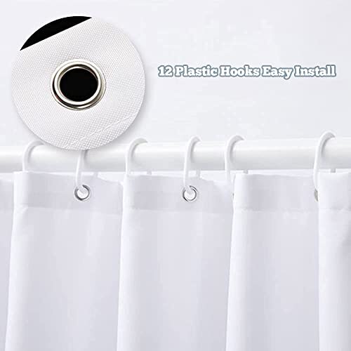 Custom Printed Bath Curtain — custom printed polyester bath curtain detail view