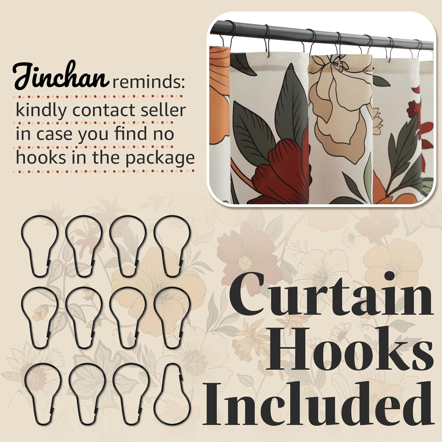 Custom Printed Bath Curtain — custom printed polyester bath curtain detail view