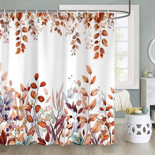 Custom Printed Bath Curtain — custom printed polyester bath curtain detail view