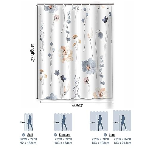 Custom Printed Bath Curtain — custom printed polyester bath curtain detail view