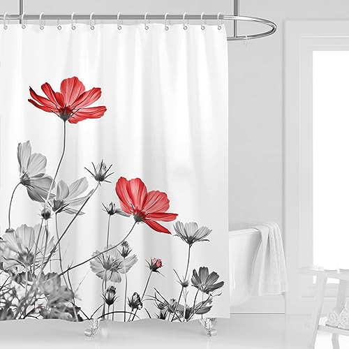 Custom Printed Bath Curtain — custom printed polyester bath curtain