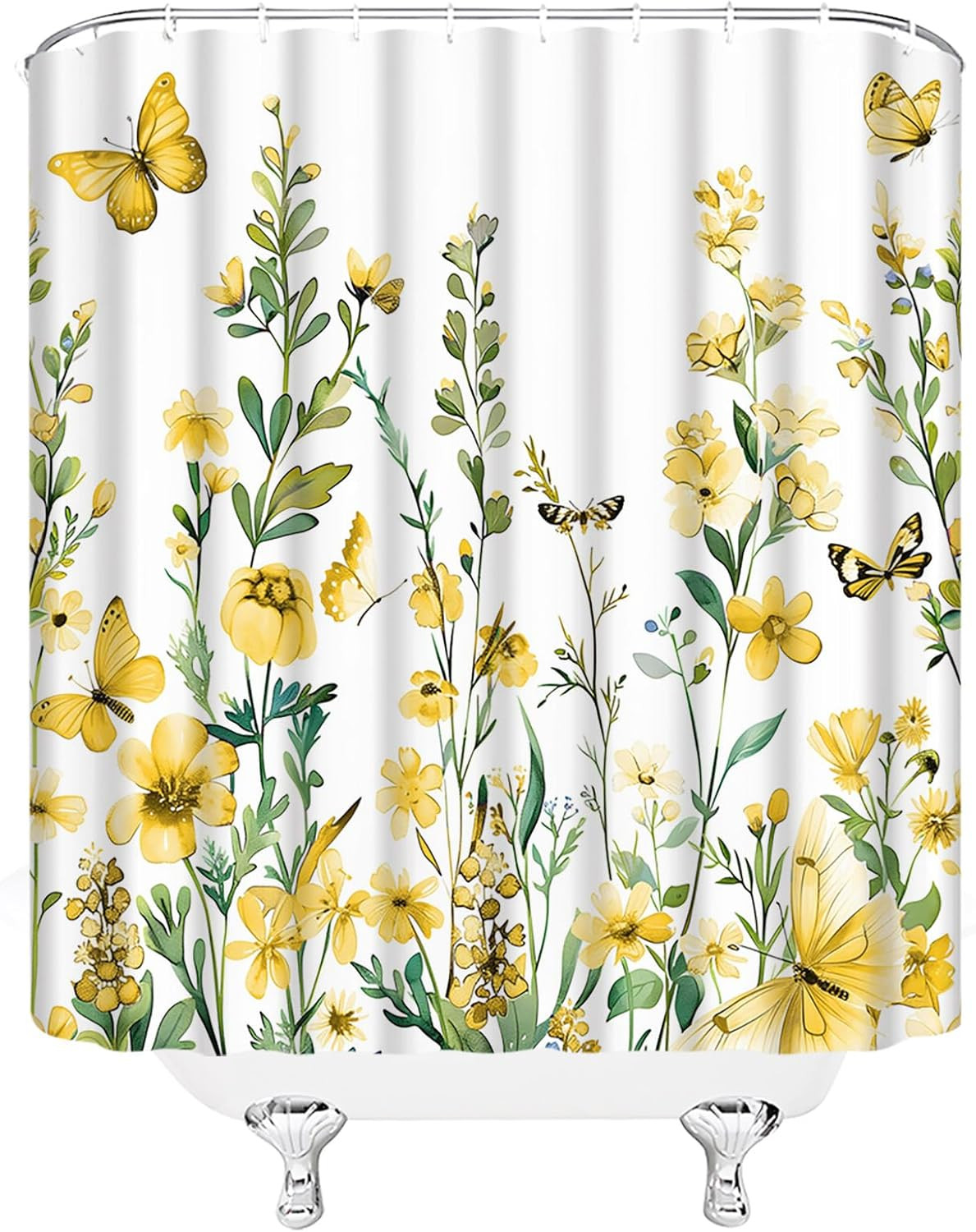 Custom Printed Bath Curtain — custom printed polyester bath curtain