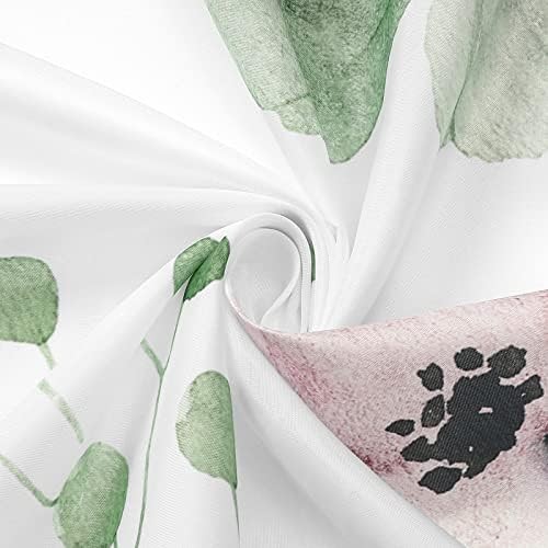 Custom Printed Bath Curtain — custom printed polyester bath curtain detail view
