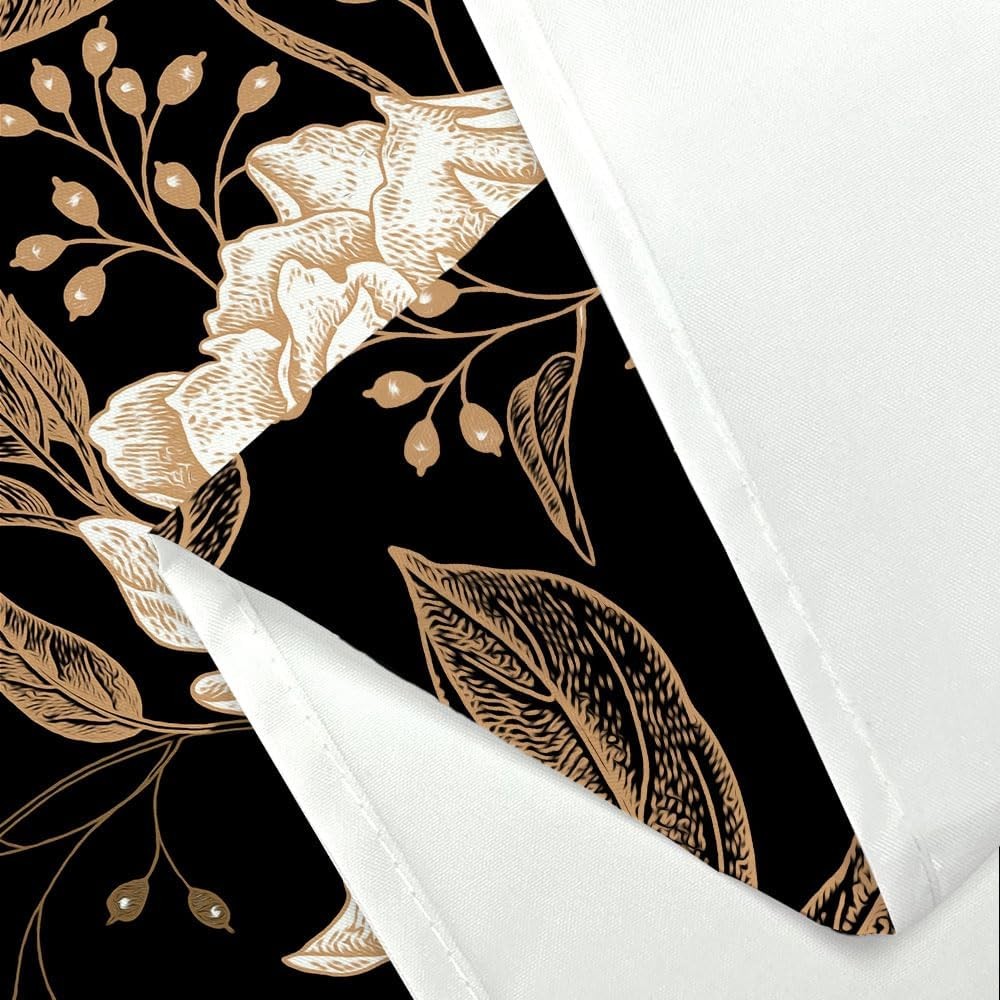 Custom Printed Bath Curtain — custom printed polyester bath curtain detail view