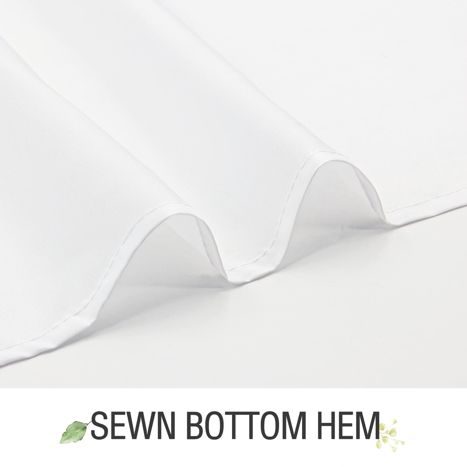 Custom Printed Bath Curtain — custom printed polyester bath curtain detail view