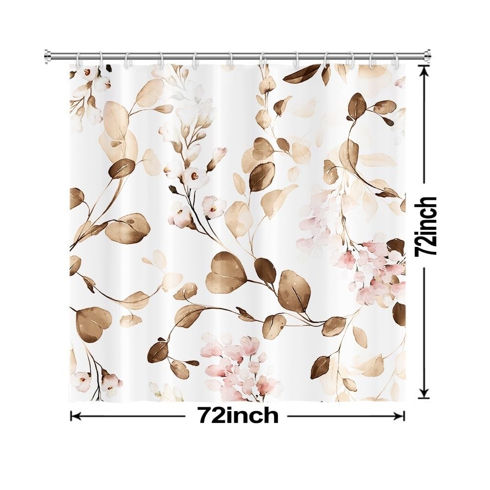 Custom Printed Bath Curtain — custom printed polyester bath curtain detail view