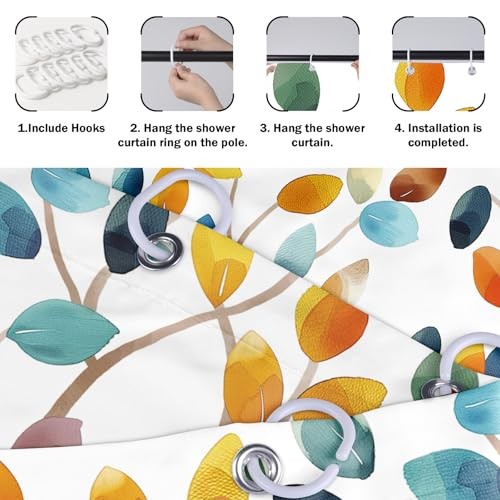Custom Printed Bath Curtain — custom printed polyester bath curtain detail view