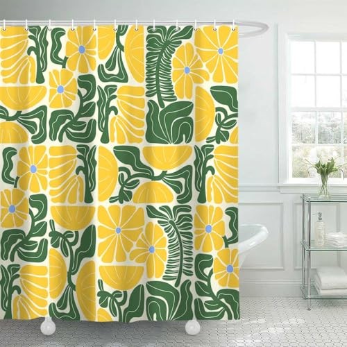 Custom Printed Bath Curtain — custom printed polyester bath curtain