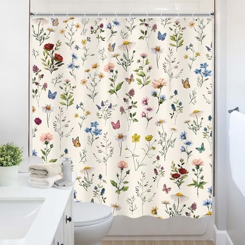 Custom Printed Bath Curtain — custom printed polyester bath curtain detail view