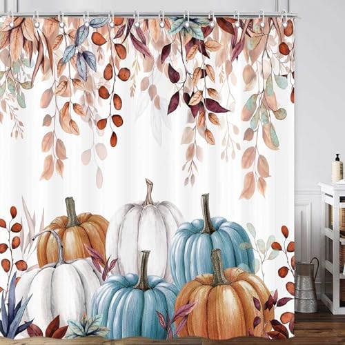 Custom Printed Bath Curtain — custom printed polyester bath curtain detail view