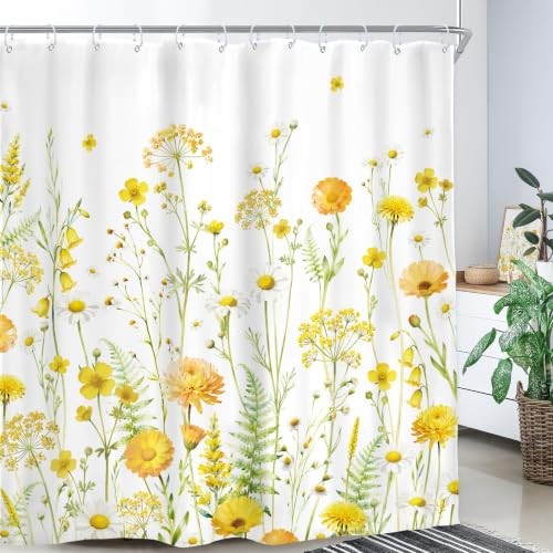 Custom Printed Bath Curtain — custom printed polyester bath curtain detail view