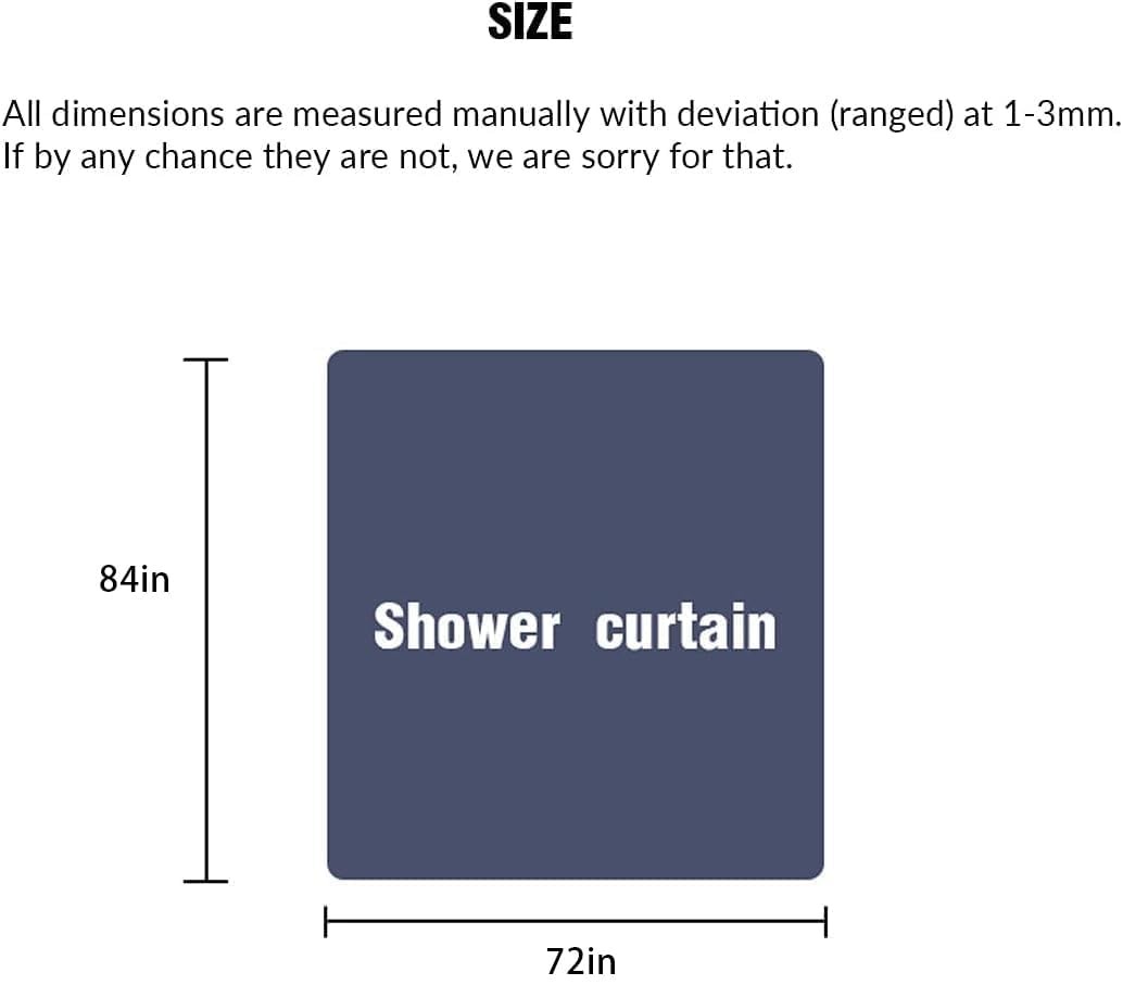Custom Printed Bath Curtain — custom printed polyester bath curtain detail view