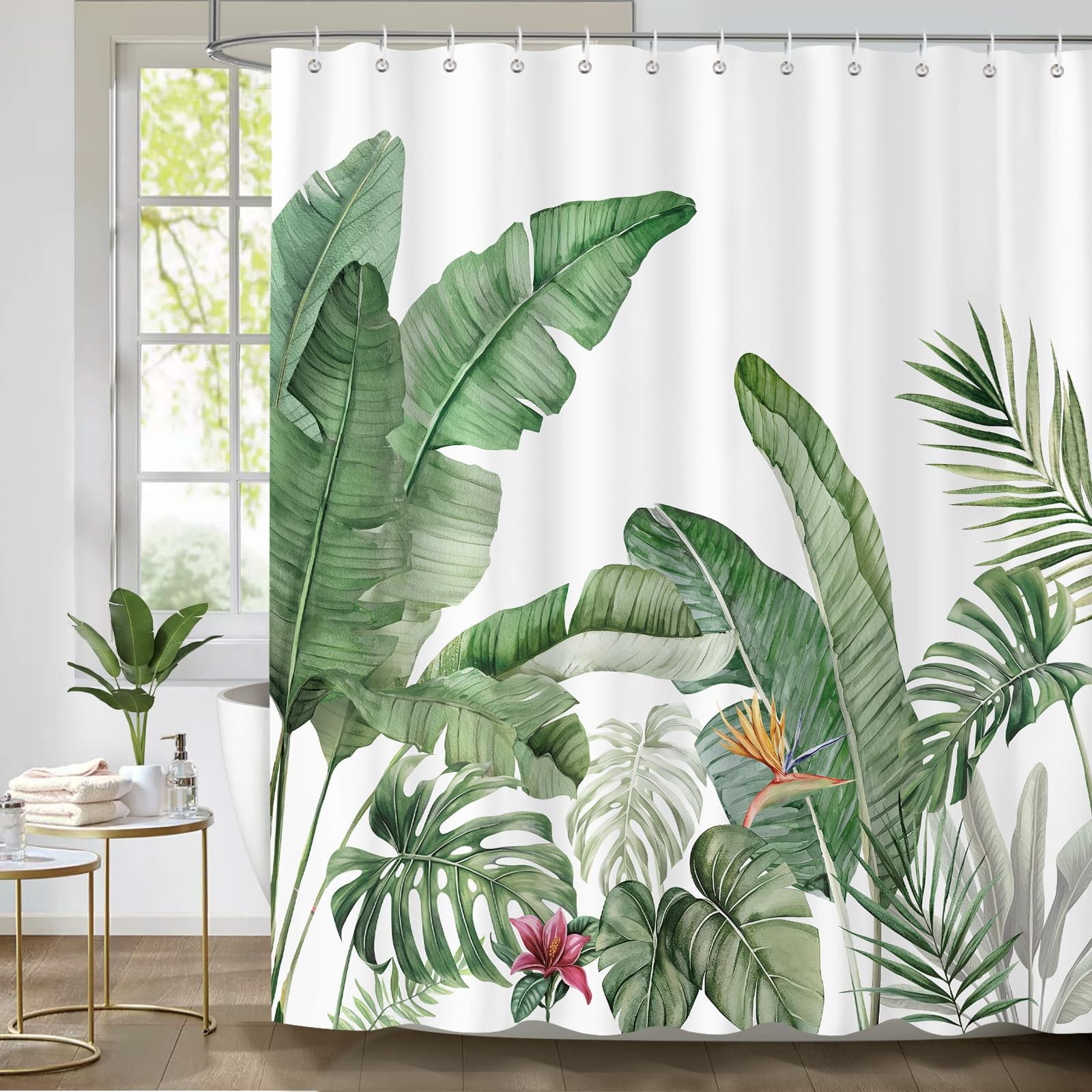 Custom Printed Bath Curtain — custom printed polyester bath curtain