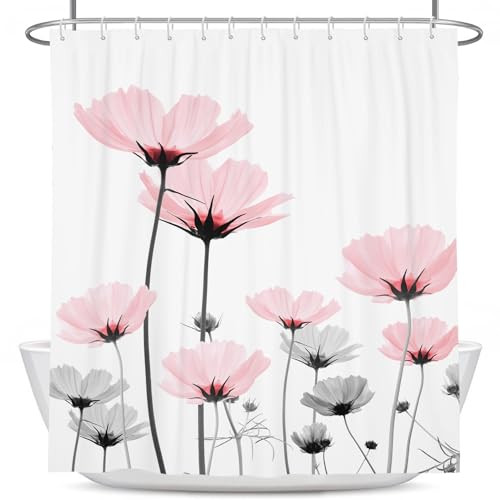 Custom Printed Bath Curtain — custom printed polyester bath curtain