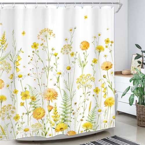 Custom Printed Bath Curtain — custom printed polyester bath curtain detail view