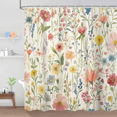 Custom Printed Bath Curtain — custom printed polyester bath curtain