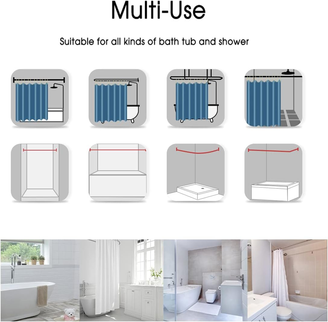 Custom Printed Bath Curtain — custom printed polyester bath curtain detail view