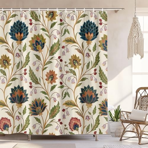 Custom Printed Bath Curtain — custom printed polyester bath curtain