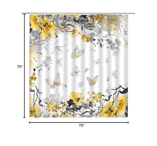 Custom Printed Bath Curtain — custom printed polyester bath curtain detail view