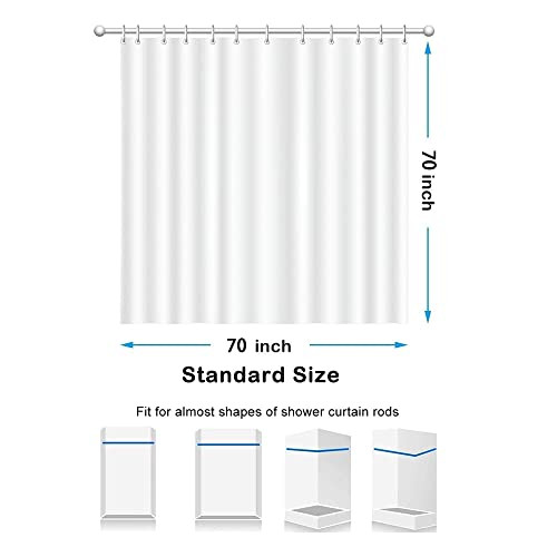 Custom Printed Bath Curtain — custom printed polyester bath curtain detail view