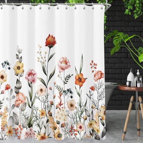 Custom Printed Bath Curtain — custom printed polyester bath curtain