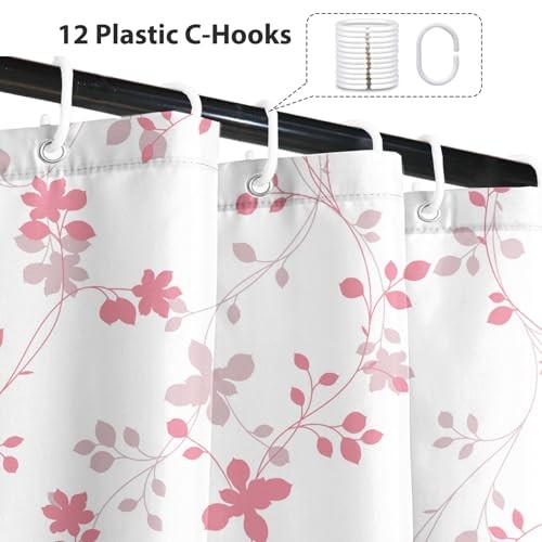 Custom Printed Bath Curtain — custom printed polyester bath curtain detail view