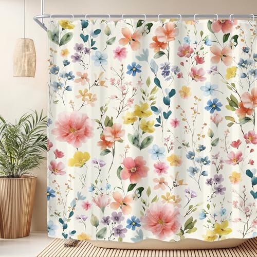 Custom Printed Bath Curtain — custom printed polyester bath curtain