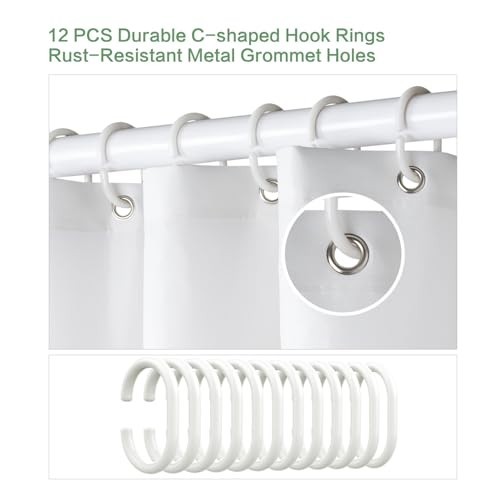Custom Printed Bath Curtain — custom printed polyester bath curtain detail view