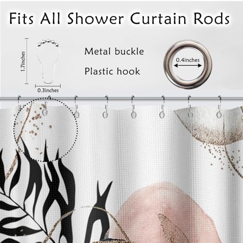 Custom Printed Bath Curtain — custom printed polyester bath curtain detail view