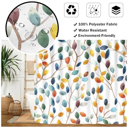 Custom Printed Bath Curtain — custom printed polyester bath curtain detail view