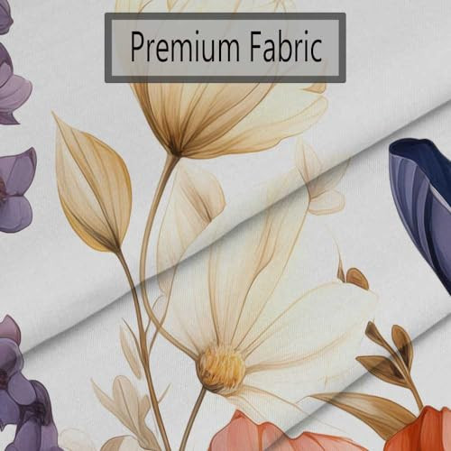 Custom Printed Bath Curtain — custom printed polyester bath curtain detail view