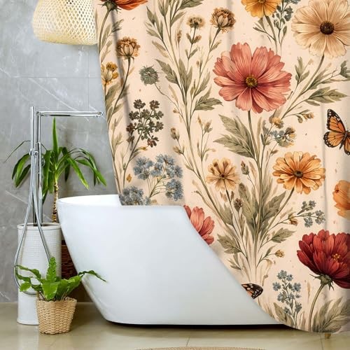 Custom Printed Bath Curtain — custom printed polyester bath curtain detail view
