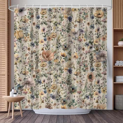 Custom Printed Bath Curtain — custom printed polyester bath curtain