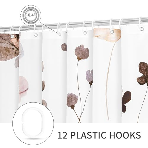 Custom Printed Bath Curtain — custom printed polyester bath curtain detail view