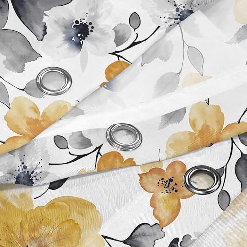 Custom Printed Bath Curtain — custom printed polyester bath curtain detail view