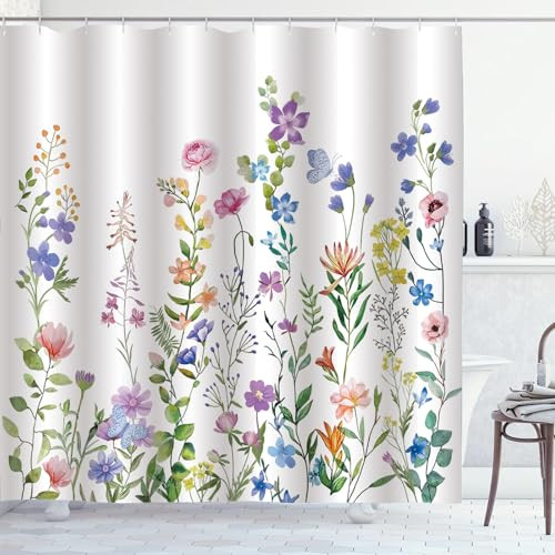 Custom Printed Bath Curtain — custom printed polyester bath curtain