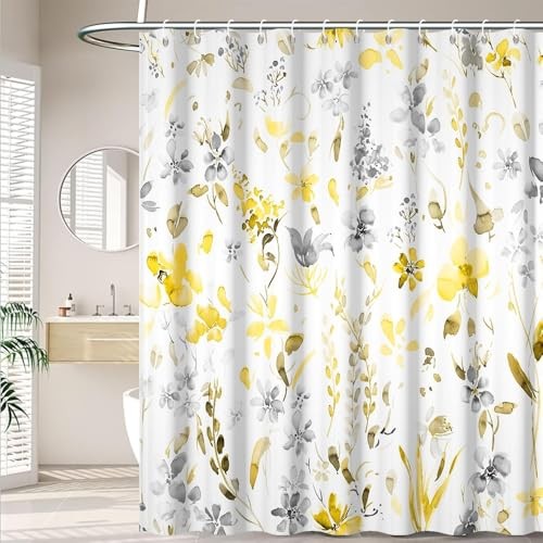 Custom Printed Bath Curtain — custom printed polyester bath curtain