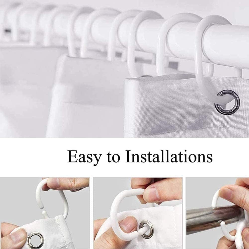 Custom Printed Bath Curtain — custom printed polyester bath curtain detail view