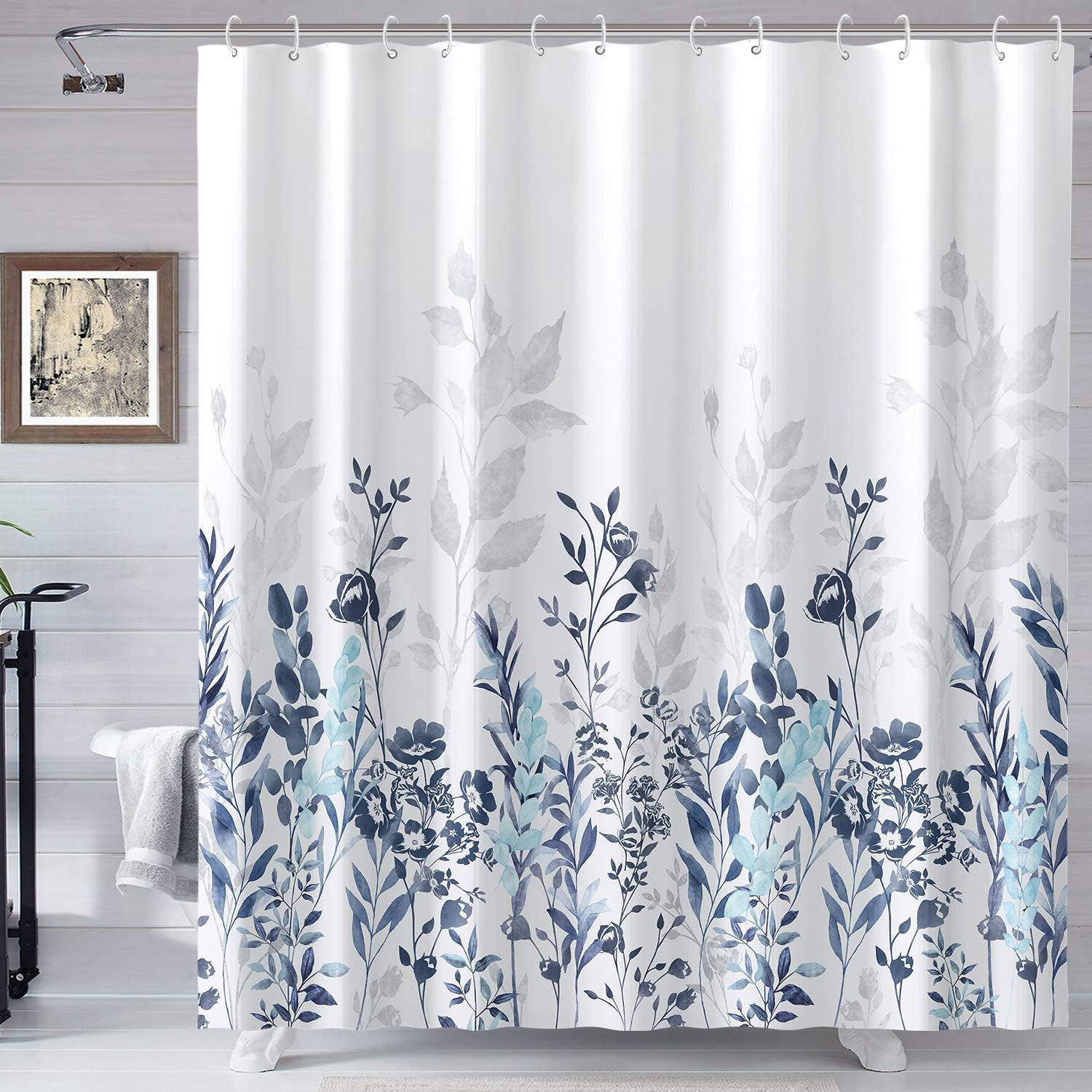 Custom Printed Bath Curtain — custom printed polyester bath curtain
