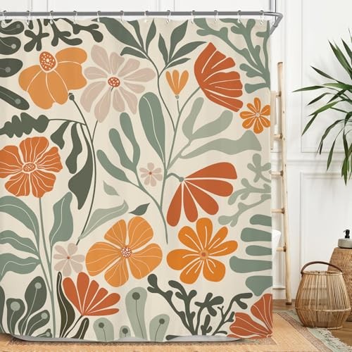 Custom Printed Bath Curtain — custom printed polyester bath curtain