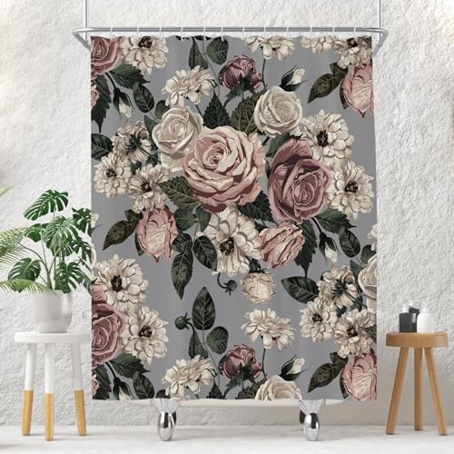 Custom Printed Bath Curtain — custom printed polyester bath curtain