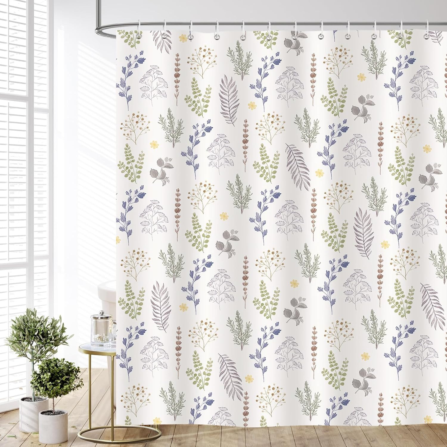 Custom Printed Bath Curtain — custom printed polyester bath curtain