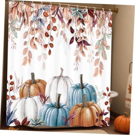 Custom Printed Bath Curtain — custom printed polyester bath curtain