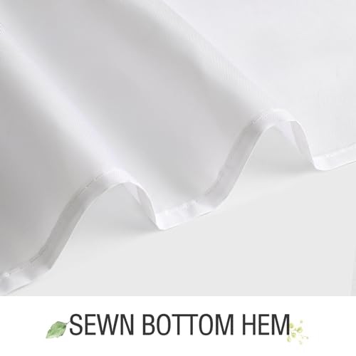 Custom Printed Bath Curtain — custom printed polyester bath curtain detail view