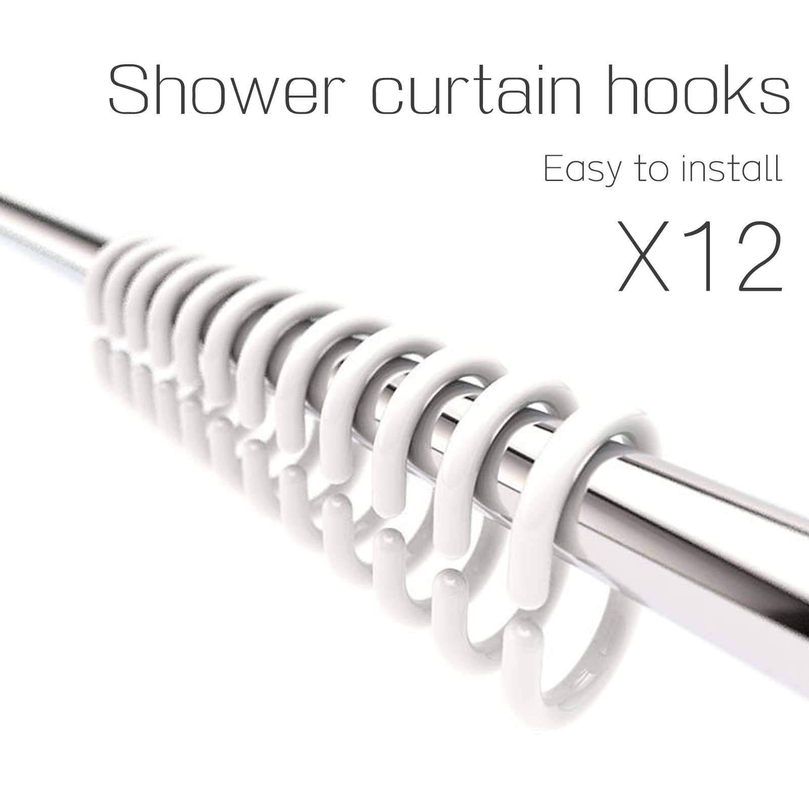 Custom Printed Bath Curtain — custom printed polyester bath curtain detail view