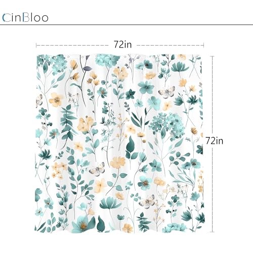 Custom Printed Bath Curtain — custom printed polyester bath curtain detail view