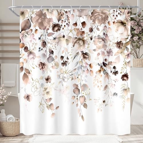 Custom Printed Bath Curtain — custom printed polyester bath curtain detail view
