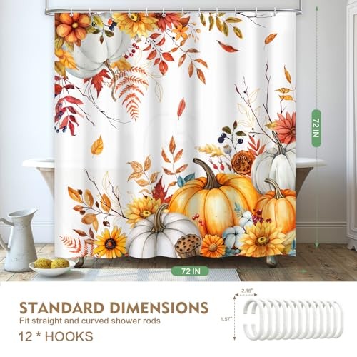 Custom Printed Bath Curtain — custom printed polyester bath curtain detail view