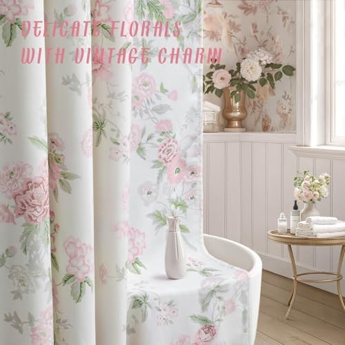 Custom Printed Bath Curtain — custom printed polyester bath curtain detail view