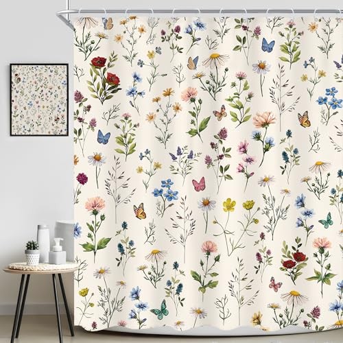 Custom Printed Bath Curtain — custom printed polyester bath curtain detail view